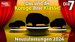 Duell der Klassen  das sind die beliebtesten Autos im ersten Halbjahr 2024  auto motor und sport [upl. by Leksehcey111]