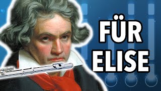 How to play Für Elise on Flute  Flutorials [upl. by Sirenay]