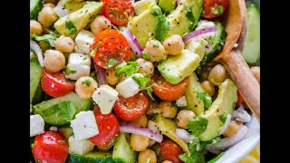 chickpea salad for weight loss recipe  how to make chickpea salad for weight loss [upl. by Anisah]