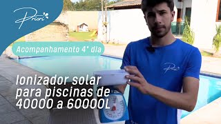 4º dia de uso do Ionizador Solar Priori para piscinas de 40000 a 60000 litros na piscina 03 [upl. by Meuser]