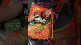 Yippee korean noodles review food review🍜 [upl. by Itram]