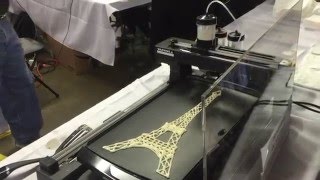 PancakeBot printing an Eiffel Tower [upl. by Hedi715]