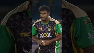 Muralitharan BAMBOOZLES Bravo 😱CPL T20 viral shorts cpl [upl. by Enilraep]