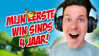 NA 4 JAAR PAK IK WEER MIJN EERSTE FORTNITE VICTORY [upl. by Phenice961]