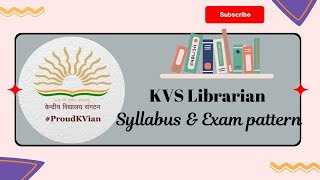 KVS Librarian Exam pattern amp syllabus  2024 prepration  Librarian  Kendriya Vidyalaya [upl. by Hephzibah]