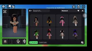 catalog avatar creator outfit code [upl. by Renate]