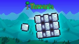 Terraria  Craft Platinum Bricks amp Platinum Brick Wall [upl. by Dory]