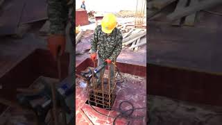 steel rod bending machine electric rebar bender [upl. by Latimore]