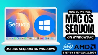 How to Install macOS Sequoia on any windows PC  Opencore Hackintosh [upl. by Marienthal]