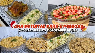 Ceia de Natal para 6 pessoas com R15000 🎄🎅 [upl. by Carlita]