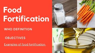 Food fortification  WHO  Kpark  PSM  in 3 minutes [upl. by Aileme]