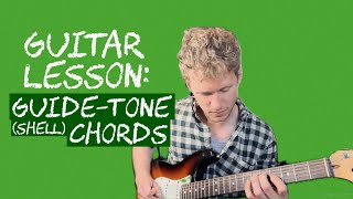 Guitar Lesson GuideTone Shell Chords [upl. by Vallie]