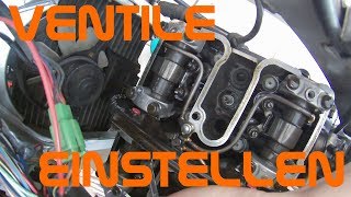 Kawasaki GPZ500S Ventilspiel einstellen  SchrauberVlog 9 [upl. by Niroht734]