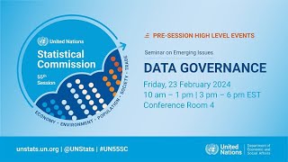 Data Governance across systems exploring strategies for official statistics AM [upl. by Janenna]