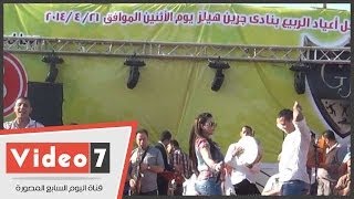 بالفيديو شاهد أغنية quotالسلك لمسquot للمطربة الشعبية بوسى بحفل عيد الربيع [upl. by Suez862]