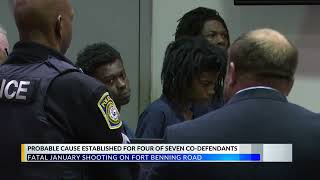 Four of seven suspects make first court appearance in fatal Fort Benning Road shooting [upl. by Allyson]