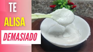 Cómo UTILIZA el ARROZ en el CabelloCómo ALISAR tu Cabello de FORMA Naturalpelo lacio sin plancha [upl. by Nnaeiram]