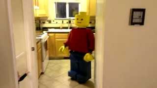 Homemade Lego Guy Costume [upl. by Herr5]