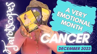 Cancer December 2023 Tarot Reading A very emotional December [upl. by Schwing]