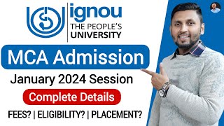 Ignou MCA Admission 2024  Complete Details  Ignou Admissions 2024  MCA From IGNOU  Online MCA [upl. by Ifen]