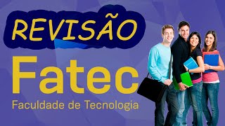 FATEC  Revisão para o Vestibular [upl. by Anitra]