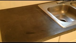 How to make a concrete counter top [upl. by Suillenroc202]