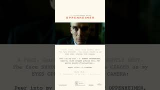 Oppenheimer  Script To Screen [upl. by Sheff]