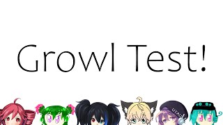 UTAU Growl Test Ghost Rule [upl. by Kciremed]