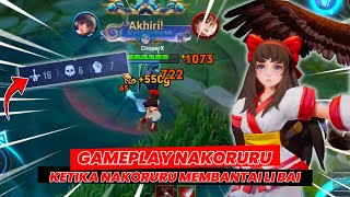 NAKORURU VS LI BAI  AUTO NGELOCK LI BAI SAMPAI TERBANTAI   HONOR OF KINGS [upl. by Llessur]