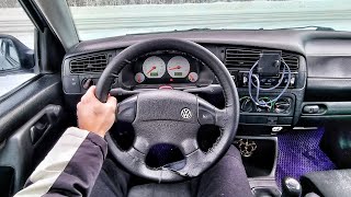 1997 Volkswagen Golf 16 MT  POV TEST DRIVE [upl. by Burns]