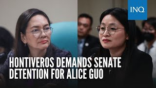 Hontiveros demands Senate detention for Alice Guo [upl. by Acinnor895]