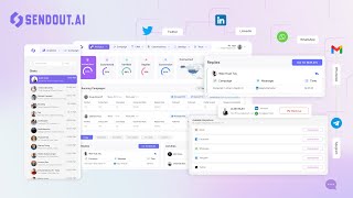 sendoutai  Linkedin Automation tool Demo [upl. by Ennayk632]