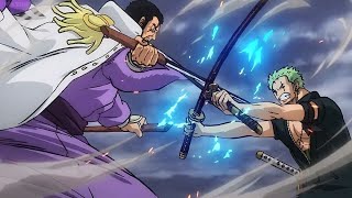 Zoro vs Admiral Fujitora Vs Mihawk  One Piece Stampede [upl. by Nomelif]