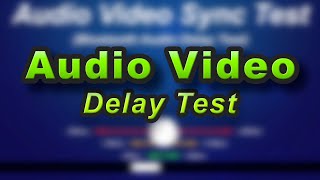 Bluetooth Delay test Audio Video Sync Test [upl. by Shepp]