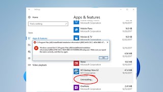 How To Fix Cannot Uninstall Program on Windows 11  10 [upl. by Hilaire]