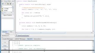 Java Basice  Foreach Loop Examples [upl. by Artim544]