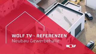 WOLF TV  Wärmepumpe im Neubau Gewerbehalle [upl. by Javier]