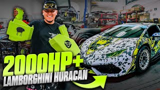 2000HP Twin Turbo Lamborghini Huracan 🚀🔥 [upl. by Yecram]