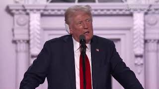 Donald Trump thanks Milwaukee at 2024 RNC I hope you will remember this in November [upl. by Yzzik]