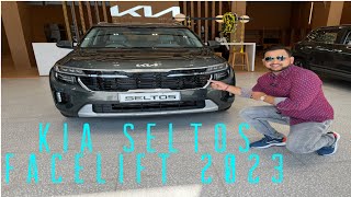 KIA SELTOS FACELIFT 2023 FULL REVIEW  HTX IVT Variant Explained  Price  FEATURES  TRANSMISSION [upl. by Yttocs]