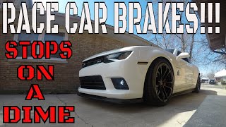 POWER STOP Z26 STREET WARRIOR BRAKE  BREAKIN  REVIEW [upl. by Columbyne]