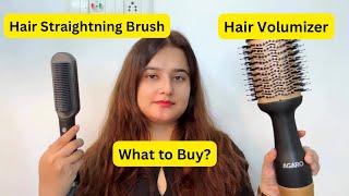 Hair Straightening Brush or Hair Volumizer  what to Buy  SWATI BHAMBRA [upl. by Noyar673]