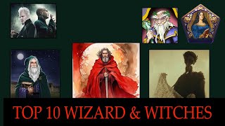 TOP 10 WIZARD amp WITCHES  HARRY POTTER [upl. by Seaden102]