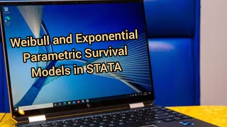 Weibull and Exponential Parametric Survival Models in STATA [upl. by Ihsoyim70]