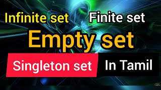 Empty set singleton set finite set infinite set  Diagram with examples clear definition [upl. by Alexandria]