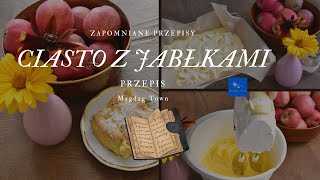 CIASTO Z JABŁKAMI  PRZEPIS BISZKOPT [upl. by Aneel906]