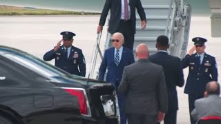 President Biden arrives at Dobbins Air Reserve Base ahead of Atlanta debate [upl. by Andree]