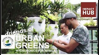 URBAN GREENS x Impact Hub Manila  Hydroponics Philippines [upl. by Yarrum]