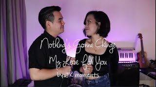 JK Moments  Nothings Gonna Change My Love For You Cover  Joel amp Kriziajgne [upl. by Aserret]