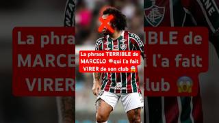 Une triste FIN pour MARCELO 😭 football realmadrid vinicius marcelo bresil fluminense clash [upl. by Ursas]